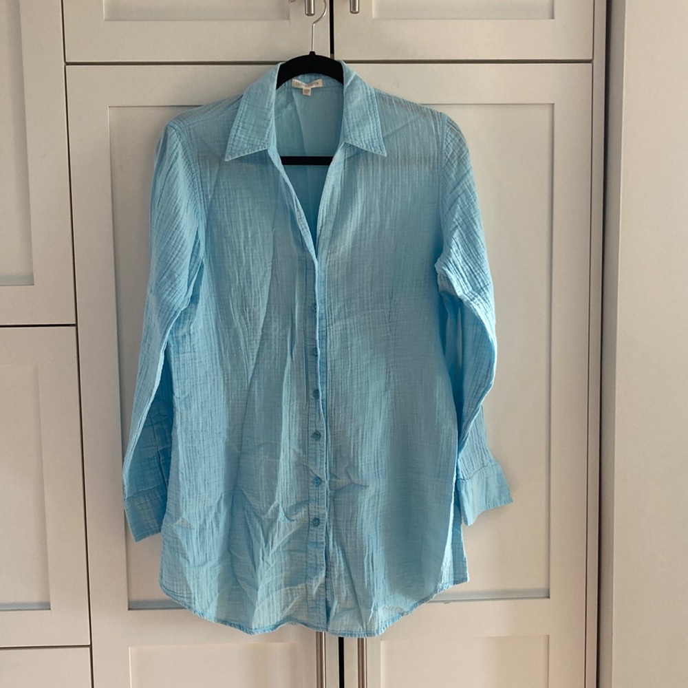 Eileen Fisher Tunic Blouse Size M - Picture 1 of 6